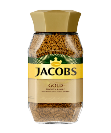 ყავა ხსნადი "იაკობს გოლდი / Jacobs GOLD" 190გრ