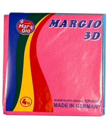 მაგიდის ტილო 4ც. Margio 3D ნასვრეტებით (ზომა 38*38)