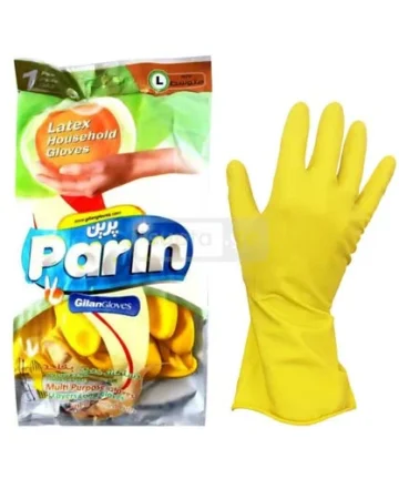 ხელთათმანი რეზინის სამრეცხაო (parin)